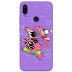 Gramaphone Xiaomi Redmi Note 7 Uyumlu Sünger Bob Desenli Telefon Kılıfı + Ekran Koruyucu - 5939