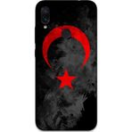Gramaphone Xiaomi Redmi Note 7 Uyumlu Türk Bayrağı Desenli Telefon Kılıfı + Ekran Koruyucu - 5852