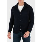 Gran Sasso % 100 Yün Regular Fit Cepli Düğmeli Örme Ceket Erkek Ceket 10166 25073 598 - Lacivert - 52