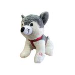 Gran Toys Sesli Havlayan Sibirya Kurt Husky Peluş Köpek - 50Cm