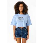 Gran Turismo Concept Bebe Mavi Kadın Crop Tshirt