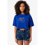 Gran Turismo Concept Mavi Kadın Crop Tshirt