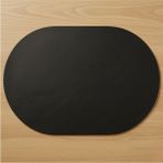 Grand Fine Art 6 Kişilik 12 Parça Siyah Tam Oval Deri Amerikan Servis Supla 33X44 Cm-Kolay Silinir Supla - 44 x 33 cm - 001-Renkli