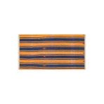 Grand Hedef Halı Anadolu El Dokuma Mavi Turuncu Renk Vintage Kilim Bej