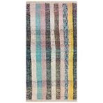 Grand Hedef Halı Anadolu El Dokuma Multi Renk Çizgili Vintage Kilim Turkuaz