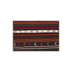 Grand Hedef Halı Anadolu El Dokuma Pembe Rengi Çizgili Vintage Kilim Mor