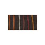 Grand Hedef Halı Anadolu El Dokuma Turnucu Mürdüm Renk Çizgili Vintage Kilim Bordo