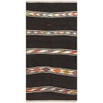 Grand Hedef Halı Çiçekli Desen El Dokuma Vintage Kilim Pembe