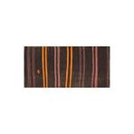 Grand Hedef Halı El Dokuma Kiremit Sari Çizgili Vintage Kilim Turuncu