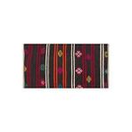 Grand Hedef Halı El Dokuma Kirmizi Renk Çiçekli Desen Vintage Kilim Çok Renkli