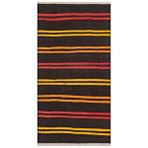 Grand Hedef Halı El Dokuma Sari Kirmizi Renk Vintage Kilim Yeşil