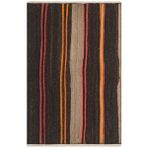 Grand Hedef Halı Eşsiz Anadolu El Dokuma Kahve Siyah Rengi Vintage Kilim Çok Renkli