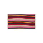 Grand Hedef Halı Eşsiz El Dokuma Pembe Sari Çizgili Vintage Kilim Krem