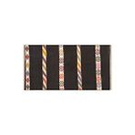 Grand Hedef Halı Gerçek El Dokuma Beyaz Renk Siyah Çizgili Vintage Kilim Renksiz