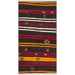 Grand Hedef Halı Gerçek El Dokuma Çiçekli Desen Vintage Kilim Sarı