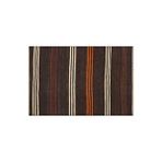 Grand Hedef Halı Gerçek El Dokuma Renkli Çizgili Vintage Kilim Çok Renkli