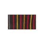 Grand Hedef Halı Gerçek El Dokuma Siyah Kirmizi Çizgili Desen Vintage Kilim Sarı