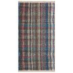 Grand Hedef Halı Gerçek El Dokuma Turkuaz Multi Renk Vintage Kilim Kahverengi