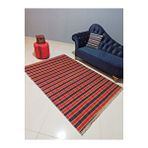 Grand Hedef Halı Kareli Desen El Dokuma Vintage Kilim Çok Renkli