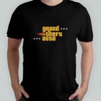 Grand Theft Auto %100 Pamuklu Bisiklet Yaka T-Shirt Model - 5 - Siyah - 6 - 9 Yaş