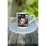 Grand Theft Auto Oyun Baskılı Türk Kahvesi Fincanı Tabaklı Kişiye Özel Model 5