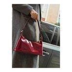 Grandcollection Raby Model Cherry Red Bordo Rugan Baget Omuz Çanta