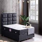 Grande 120x200 cm Baza Başlık ve Deluxe Yatak Seti