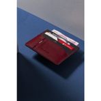 Grande 865 Hakiki Deri Premium Kartlık Bordo