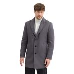 Grande Erkek Grey Ceket Yaka Slim Fit Kaşe Kaban Grey 58