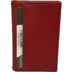 Grande Hakiki Deri Erkek Kartlık Bordo 825