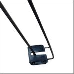 Grande Home Perge 4 lü Metal Firkete Ahşap Kütük Sehpa ve Masa Ayağı 46 cm