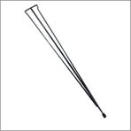 Grande Home Yıldız 4'lü Metal Firkete Ahşap Kütük Sehpa ve Masa Ayağı - 50 CM