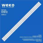 Grandin Led39ahe2100 39'' 3 Adet Tv Led Bar(Kopya) (Tvnizi Açıp İçindeki Led Barla Birebir Aynısı Olduğunu Görmeden Almayınız. Sonrasında İade Almamaktayız.)