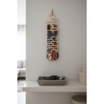 Grandmix Ahşap Çoklu Kravat Askısı ve Eşarp Düzenleyici Modern Dolap Içi Kemer Organizer