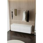 Grandmix Metal Duvara Monte Elbise Askısı Minimalist Portmanto Askılığı 145X25 cm - Gümüş