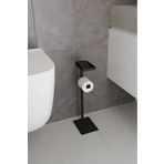 Grandmix Telefon Raflı Metal Tuvalet Kağıdı Askısı Ayaklı Minimalist Tuvalet Kağıtlığı Banyo Toparlayıcı