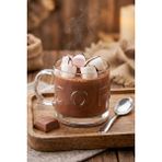 Grandora Coffee Yazılı Cam Kahve Bardağı 3’lü Set – 300 ml Şeffaf Cam Kupa Espresso, Filtre Kahve, Çay Bardak - 3 Adet - 330 ml