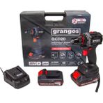 Grangos GCD20-T2 20 V 2 Ah Çift Akülü Darbesiz Matkap