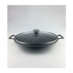 Granit 34 CM Gri Saç Kavurma Tavası