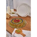 Granit Döküm Tart Kalıbı, Krem, 26 Cm, Dayanıklı ve Şık Tasarım - Seçenek 1 - 1BW-Beyaz