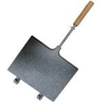 Granıt Döküm Tost Makinesi, Ocak Üstü Ultra Lüks Grill, Iç Dış Dayanıklı Tasarım - Seçenek 1 - Ahşap