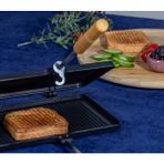 Granit Ocak Üstü Tost Makinası - Siyah