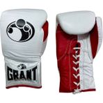 Grant Boks Eldiveni , Kickboks Eldiveni , Muaythai Eldiveni - Beyaz - Altın - 10 oz