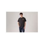 Graphic Vintage Fit Tişört - Siyah - L
