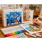 GraphMaster Sta-Art Çift Uçlu Akrilik Marker 48'li Set Yuvarlak Uç Boya Kalemi