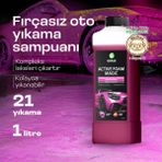 Grass Active Foam Magic 1L - Hızlı Köpüren Renk Değiştiren Fırçasız Oto Yıkama Şampuanı | Tüm Araçlar İçin | Araba Şampuanı | Oto Temizleyici | Köpük Şampuan