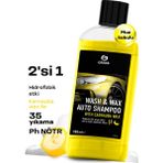 Grass Araba Yıkama Şampuanı Wash Wax 900ml Oto Şampuanı & Boya Koruyucu, Hızlı Parlatıc, 2'si 1 Arada Formül