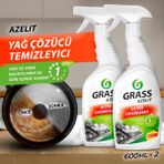 Grass Azelit Yağ Çözücü Bulaşık Deterjanı 2X600ML - Yanmış Yağ ve Kir Çözücü - 1,2 lt