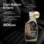 Grass Profesyonel Deri Temizleyici 600ML | Oto Detaycing | Güçlü Formül | Mikrofiber Bez Hediyeli - Bej