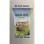 Grass Seed İthal Çim Tohumu Özel 7 Lı Karışım Basmaya Gölgeleye Dayanıklı 7 Günde Çimlenir 10 Kg